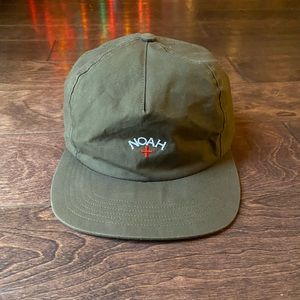 Noah NYC Classic logo hat in waxed Olive color